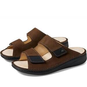 NEW FINN COMFORT men's psara sandal in chestnut